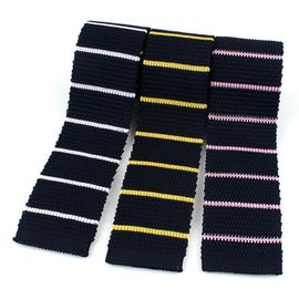 [MAESIO] KNT5027 Rayon Knit Stripe Necktie Width 6.5cm 3Colors _ Men's ties, Suit, Classic Business Casual Fashion Necktie, Knit tie, Made in Korea